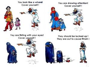 Cartoon Muslim Fuck - The Typical Loving and Unselfish Arab or Middle Eastern Man!