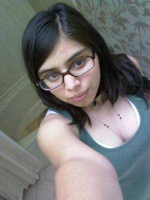 Nerdy Indian Porn - Here is a really sexy and busty indian nerdy babe. She's taking self pics  of herself in the bathroom topless and naked. This sexy amateur indian girl  has ...