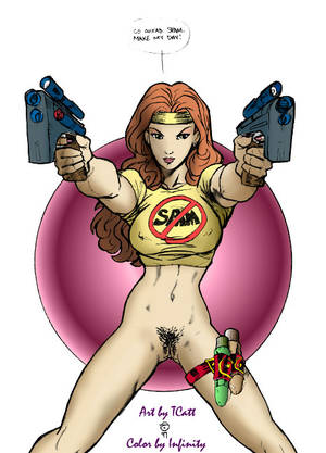 cartoon of wet pussy - Busty cartoon babe gets her dripping wet pussy filled with hard thick cock