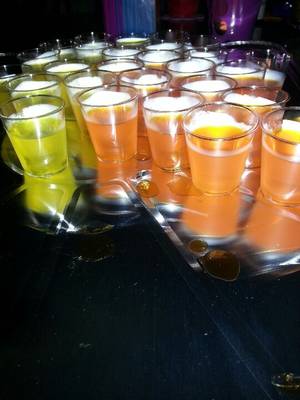 Drunk Jello - Jello shots! With whip cream vodka