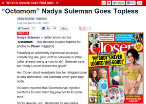 Nadya Suleman Fucking Porn - July | 2012 | Impressions