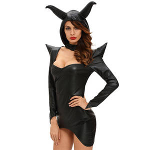 Halloween Porn Black - Adult Women Sexy Halloween Witch Maleficent Costume Black Fancy Dress  Ladies Devil Cosplay Porn Games Short Outfit For Girls-in Sexy Costumes  from Novelty ...