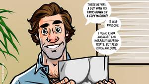 Jim Parsons Sckooby Doo Porn - ENG] Randy Meeks (RandySlashToons) â€“ Parks & Recreation: Office Recreation ( Jim Halpert x Andy Dwyer) - Read Bara Manga Online