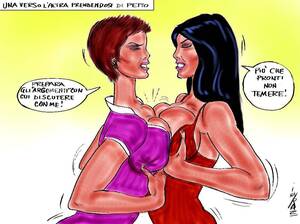 Catfight Porn Captions - Women Wrestling Catfight Comics - Mega Porn Pics
