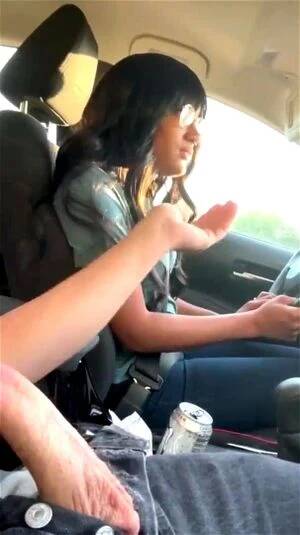 car handjob black - Watch Hot Ebony Car Handjob While Driving - Pov, Babe, Ebony Porn -  SpankBang