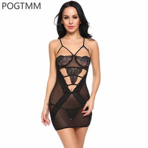 Girl Baby Doll Porn - Woman Sexy Hot Lingery Erotic Baby Doll Dress Night Transparent Lace Bra  Open Sleepwear Nightwear Lady