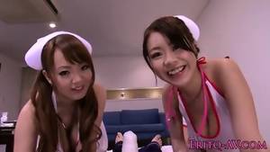 busty asian nurses - Busty Asian Nurse Hitomi Tanaka In Threeway