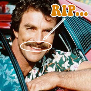 60s porno mustache - The Death of the 'Stache - Go Retro!