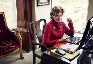 interrupted having sex with secretary french boss - Gloria Allred in her Los Angeles office.