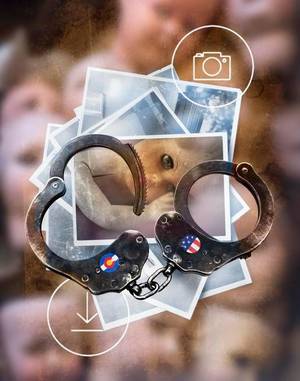 Minor Pornography - Illustration for child porn story. Photo-illustration by Jeff Neumann, The  Denver Post; photos: Thinkstock by Getty Images