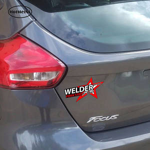 Funny Car Porn - HotMeiNi 13 x 6.5cm Car Styling WELDER By Day Porn Star Funny Car Sticker  Guy Man Mechanic Dad Man Waterproof Bumper Accessories