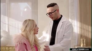 Big Tits European Blonde Porn - Busty european blonde takes off her clothes and puts her big tits in a  doctors mouth.He facefucks her and then rims her.Then the babe gets anal  fucked - XNXX.COM