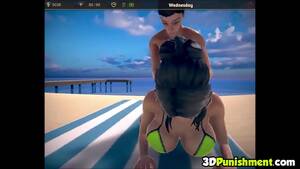 3d Mature Beach Porn - 3D MILF wife gives titjob on the beach - XVIDEOS.COM