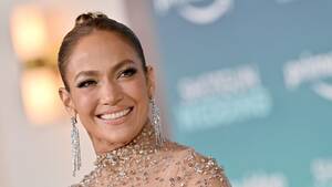 Jenny Lopez Porn - Jennifer Lopez, 53, Sparkles in Nude Gown on the Red Carpet