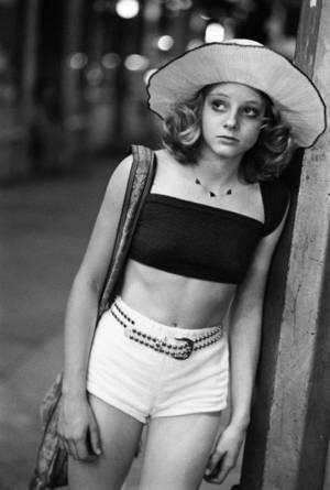 erotic lesbian jodie foster - Jodie Foster as Iris in Taxi Driver, 1976