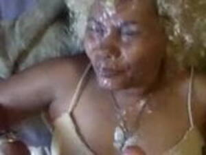ebony mature cum - Covering an ebony mature face with my cum | xHamster