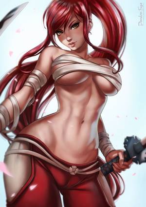 Neko Fairy Tail Porn - Erza-by-dandonfuga by dandonfuga