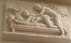Ancient Roman Porn Frescos - sexslavefantasy:I saw this at the Pompeii Exhibit at the British Museum a  couple years