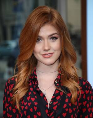 brunette rihanna - Kat visits Hollywood Today Live | Katherine mcnamara, Dyed hair, Beautiful  red hair