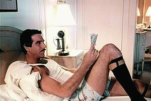Harry Reems Gay Porn - Retro Stud Harry Reems relaxes in his underwear & sock garters - ThisVid.com