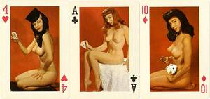1950s Porn Playing Card - Vintage Erotic Playing Cards for sale from Vintage Nude Photos!