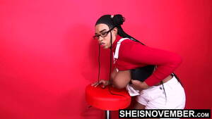 Big Perfect Tits Erect Nipples - I Squeeze My Perfect Real Big Tits And Sexy Erect Nipples Fetish, Arching  My Back While I Jiggle My Saggy Big Boobs, Skinny Hot Ebony Girl  Sheisnovember Sitting While Grabbing Her Cute