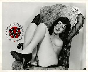 50s nudes - Original 1950s black and white 8\