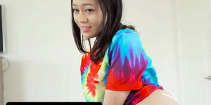 huge dick tiny asian anal - Sislovesme Little Asian Bounces Her Ass On A Big Dick HD SEX Porn Video  15:07