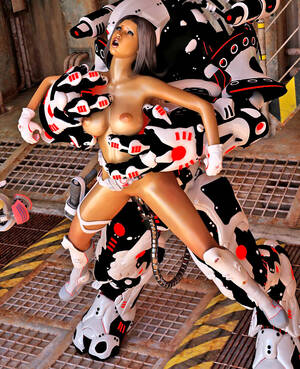 3d Robot Tentacle Porn - Seducing 3D girl getting violated by a horny evil alien robot at  3dEvilMonsters
