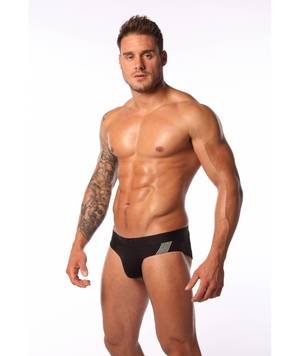 Armani Gay Boxers Porn - Emporio Armani Slick Black Sports Brief