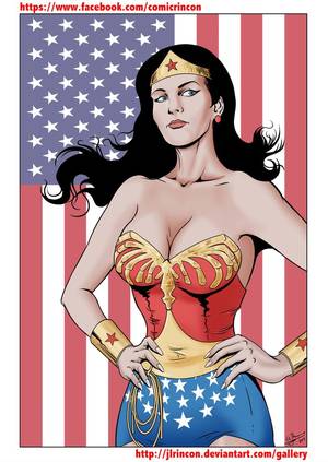 Deviantart Wonder Woman Lynda Carter Porn - Wonder Woman Lynda Carter color by JLRincon