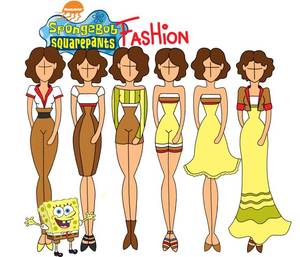 Adventure Time Fiona Sandy Porn - Spongebob fasion by Willemijn1991.deviantart.com on @deviantART