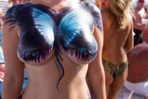 canoe orgy - When it come to dress, less is definitely more on board this ship