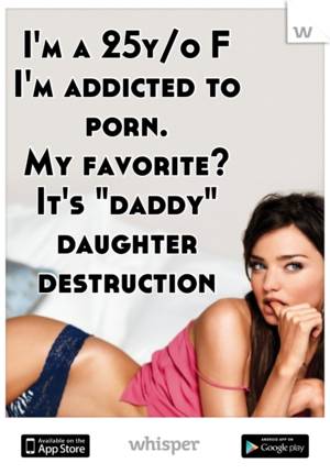 Dad Caption Porn - I'm a 25y/o F I'm addicted to porn. My favorite? It's \