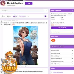 hentai subreddit - Hentai Captions - R/HentaiCaptions - NSFW Reddit Site