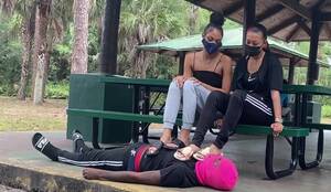 ebony foot gagging - Ebony feet worship - ThisVid.com