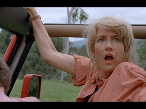 Laura Dern Jurassic Park Porn - This news anchor was just interrupted by T-Rexes on live TV