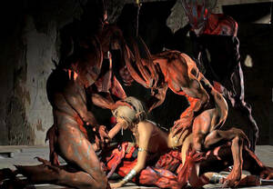 3d Monster Torture Porn - Hot torture chamber galleries of babes nailed by monsters |  3dwerewolfporn.com