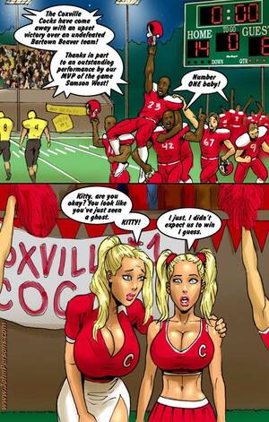 Interracial Cartoon Cheerleader Porn - 001 002 ...