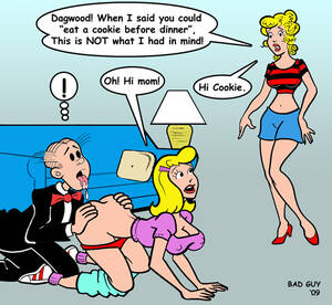 Blondie Cartoon Sex Comics - Rule 34 - 1boy 2009 2girls bad guy blonde hair blondie (comic) blondie  bumstead clothing cookie bumstead dagwood bumstead father and daughter  female human incest licking male | 405149