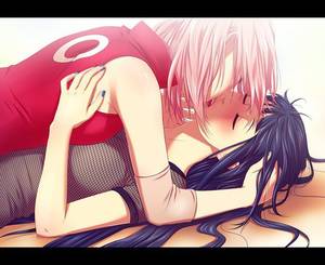 hinata and sakura lesbian hentai - Sakura and Hinata doing it again! XD yuri kiss Sakura X Hinata 4 yuri kiss