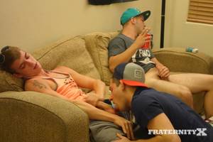 Foreign Sex Porn - Frat Guys Gang Barebacking A Foreign Exchange Student