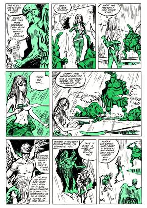 Barbarella Comic Strip Porn - More adventures of Barbarella and Pygar tomorrow.
