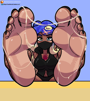 huge cumshot ebony feet - Rule 34 - bana (oc) barefoot big feet black toenail polish black toenails  blank stare blue hair cum cum on feet cum on soles dark-skinned female ebony  feet foot fetish foot focus