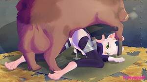 Anime Cat Girls Big Booty Porn - Cute cartoon cat girl takes big cock from behind