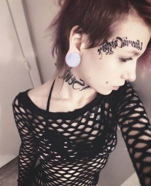 alt - #facetattoo #punx #afi #punk #piercings #adultactress #altarnativemodel  #tattooedgirls #necktattoo #afireinside #girlswithtattoos #stretchedears # altporn ...