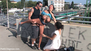 big natural boobs in public - 