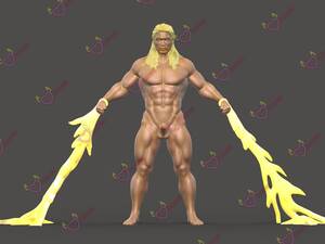 cartoon thor nude - OBJ file Thor Naked ðŸ«¦ãƒ»3D printer design to downloadãƒ»Cults