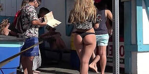 blonde beach thong - Sexy Micro Thong Hot Blonde Teen Hidden Cam Spy Voyeur HD SEX Porn Video  13:00