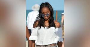 Mature Porn Michelle Obama - Sasha Obama Wears Bikini Top To Smoke Cigarettes With Friends In L.A.